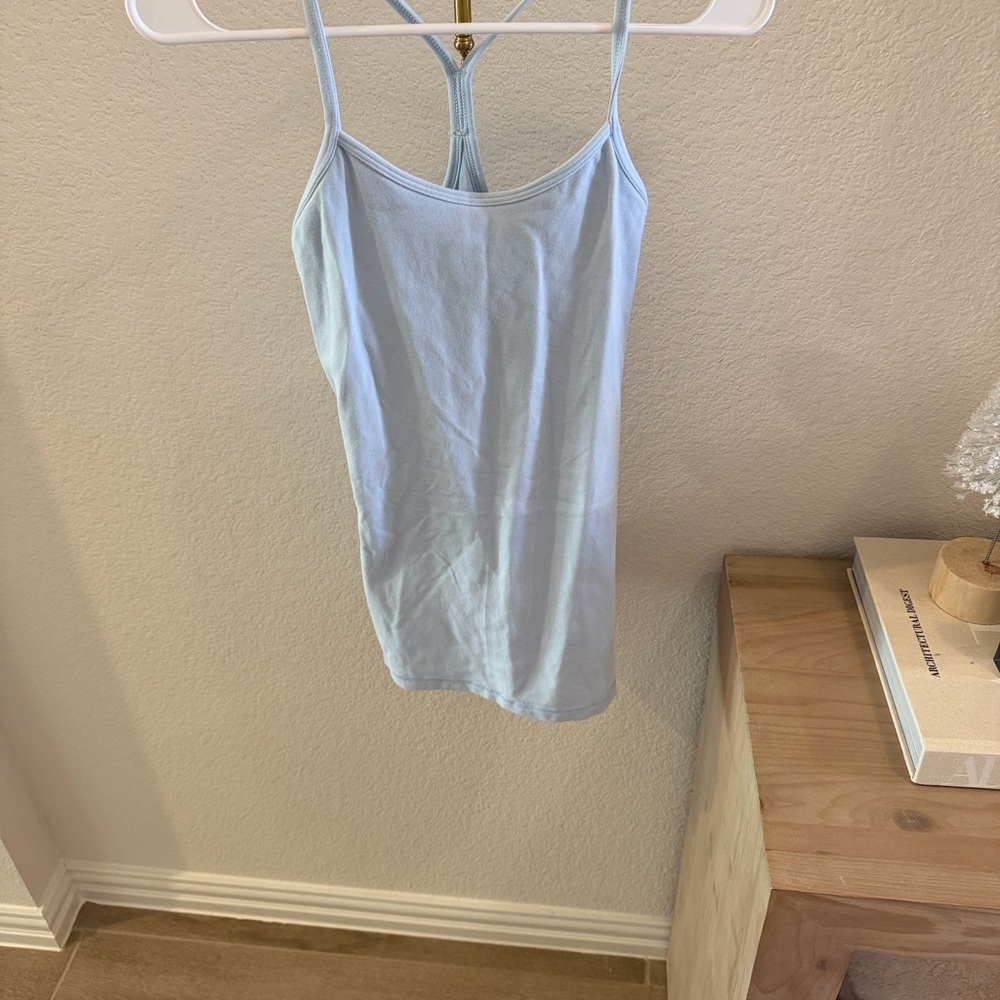 lululemon athletica Light Blue Tank Top